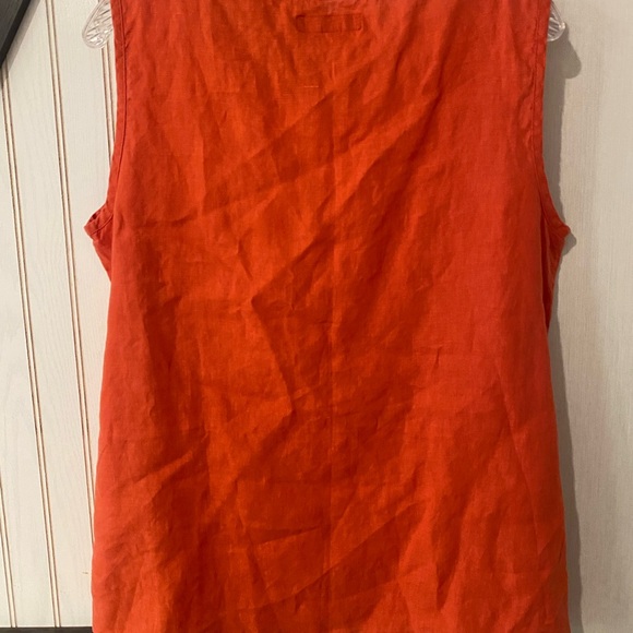 Flax Vibrant Orange Tank Top - Picture 5 of 6
